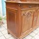 Buffet deux corps Napoléon III en noyer fin du 19e siècle