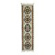 1970s Vintage Turkish Oushak Handmade Wool Cotton Beige Runner Rug 87x326