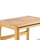 Ensemble de 2 tables gigognes en chêne - design danois - moderne du milieu du siècle