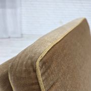 1970s, Danish armchair, honey yellow furniture velour.