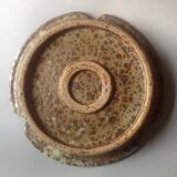 Plat en céramique grès émaillé Françoise Mussel