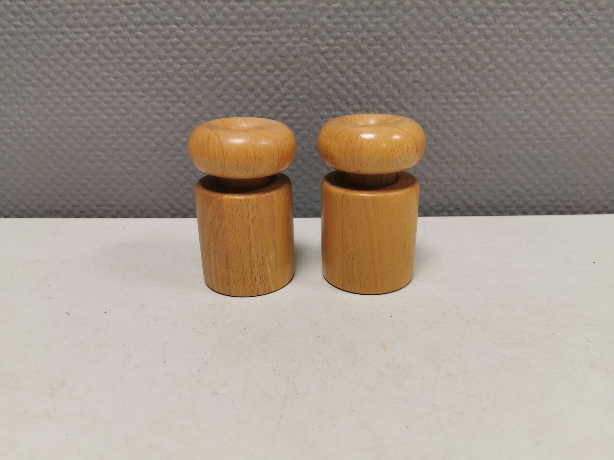 Rare Salt and pepper set designed by R. Nissen Denmark 1960-70s