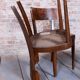 Art Deco Czech Chairs in Beech and Walnut from Thonet, 1940s, Set of 4