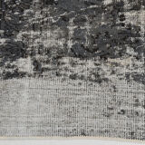 Gray & blue tones distressed carpet 285x187cm
