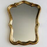 Small golden mirror