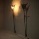 Pair of Torche wall lamps by Rob Eckhardt for Eckhardt and Leeuwenstein, 1980s