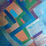 Canvas the blue thread