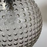 Rare designer glass Space Age pendant lamp by Rolf Krüger for Staff, Germany, 1970s