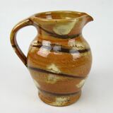 Marbled ceramic pitcher