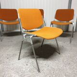 Set of 4 Piretti Castelli chairs 1970