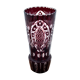 Purple crystal vase, Poland, 1960s