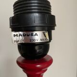 Red Madura table lamp