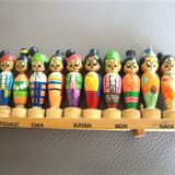 Wooden ruler Burmese tribes 40s