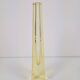 Citrine Drop Cut Engraved Glass Vase by Antonin Drobnik for ZBS, 1960s
