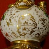 Vase pique flowers in porcelain of Paris XIX th