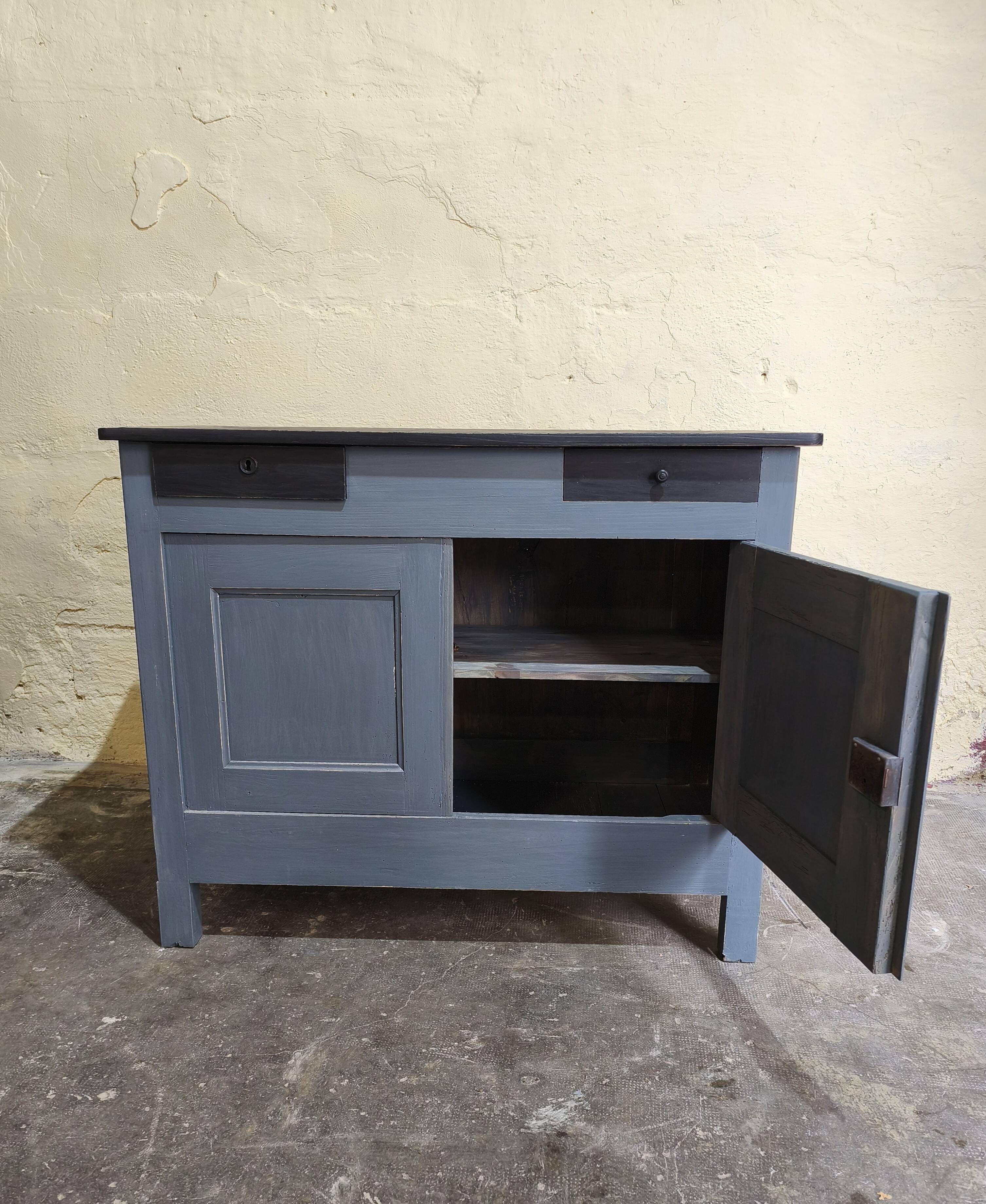 Parisian sideboard in solid painted poplar