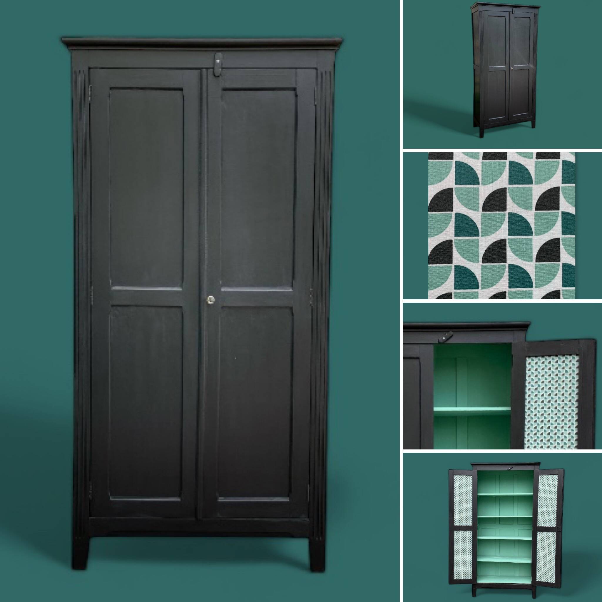 Antique Parisian wardrobe from 1940