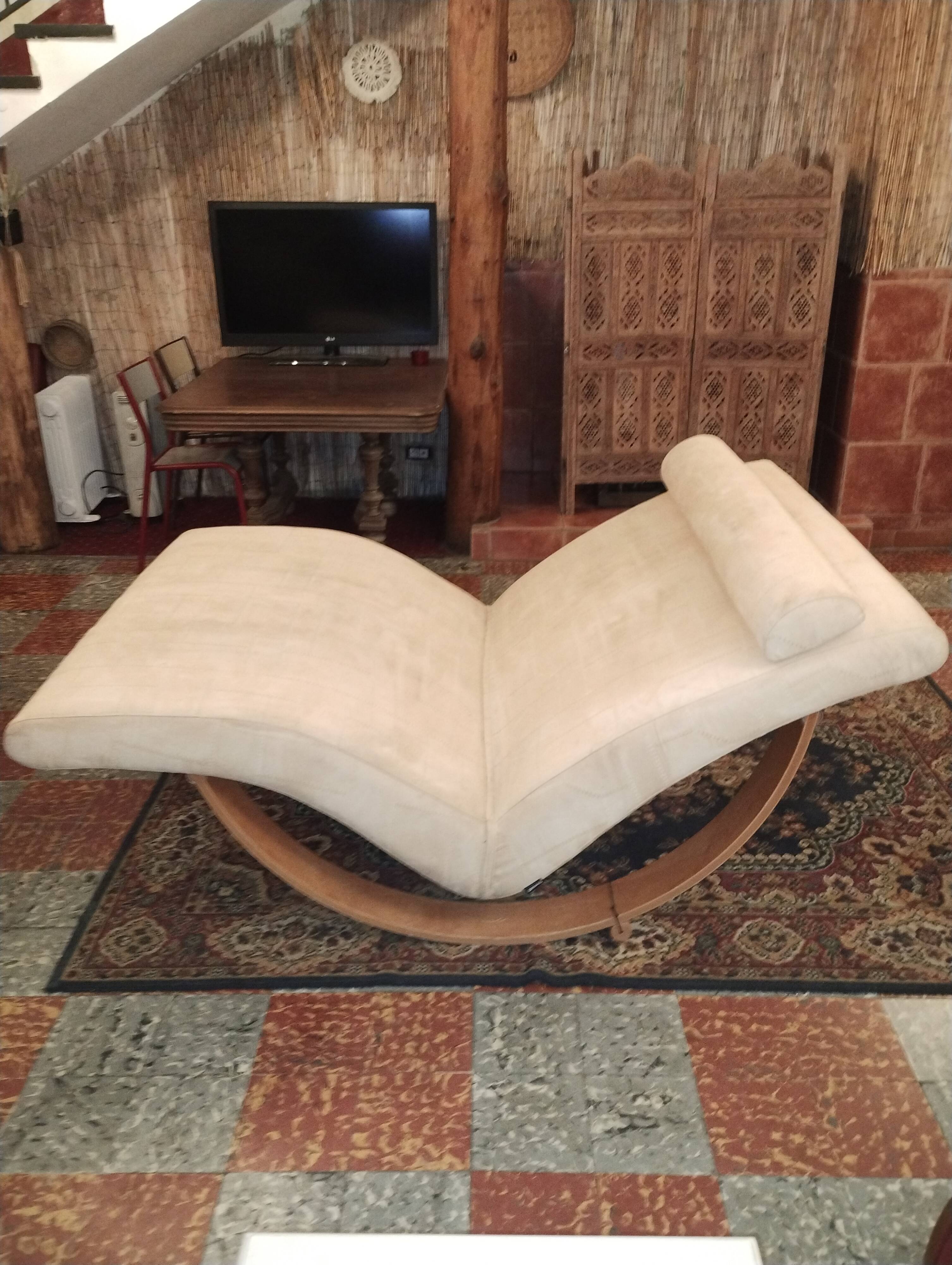 Gabbiano rocking chair for two by Giovannetti