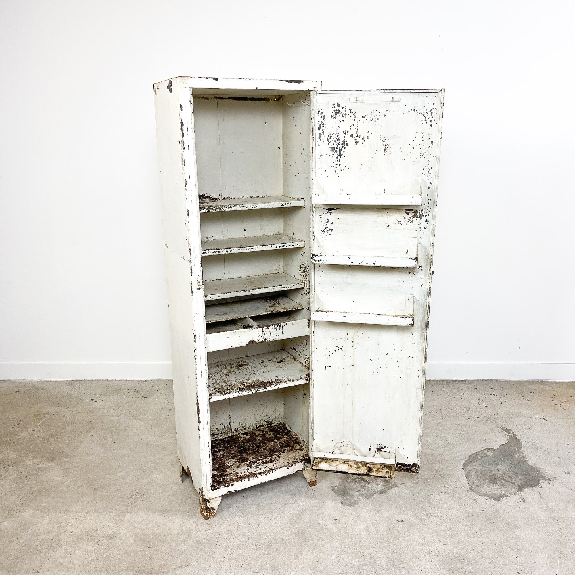 Industrial metal workshop cabinet