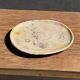 Oval petrified wood dish or bowl with grey edges D28x24 -3779