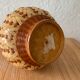 Vase braided natural fibers