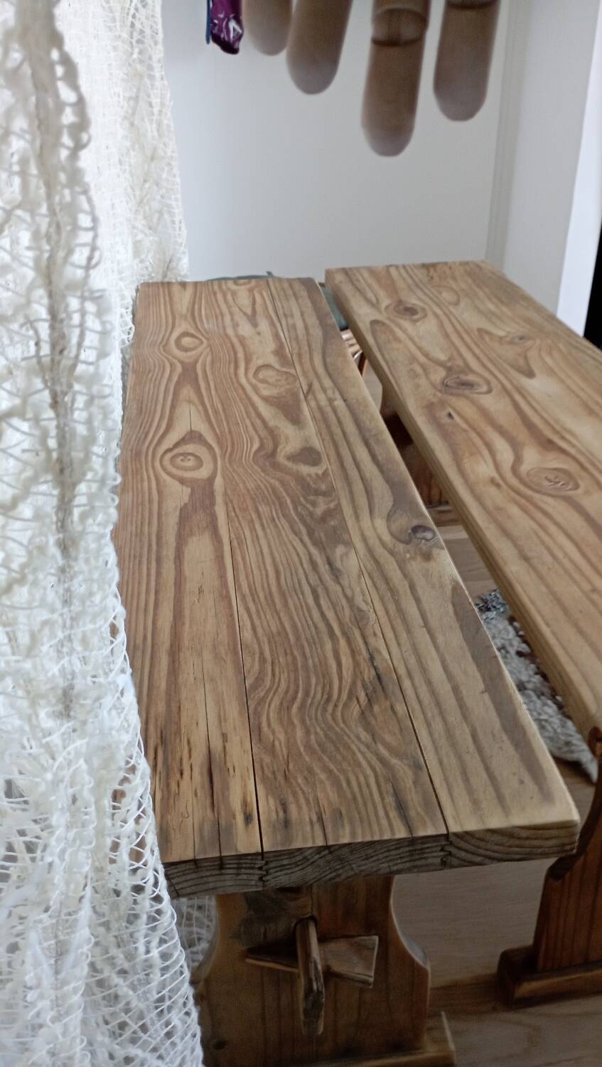 Pair of antique benches