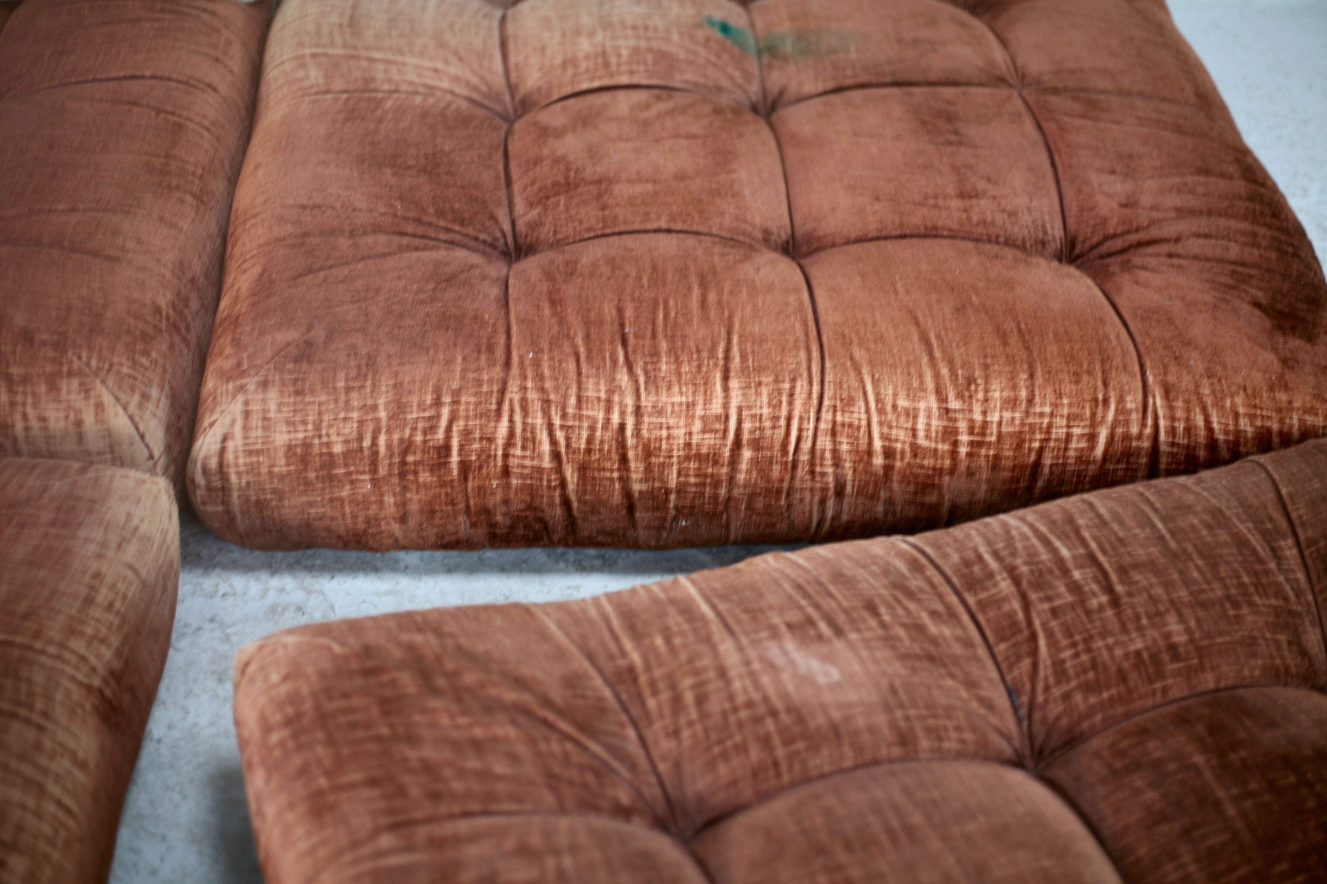 Mah Jong sofa by Hans Hopfer. Roche bobois, France, 1971