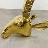 Hollywood Regency Ibex Coffee Table, Brass