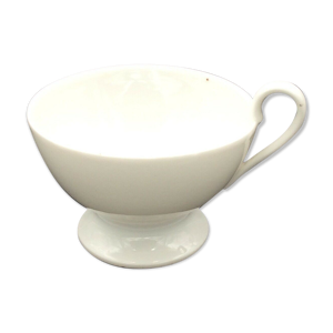 Tasse blanche de style - porcelaine paris