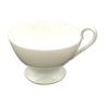 Tasse blanche de style empire XlXème, Porcelaine de Paris