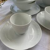 Ensemble tasses théière et pot à lait