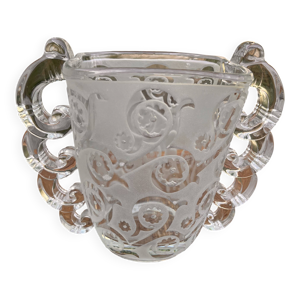 Vase Art Deco en verre
