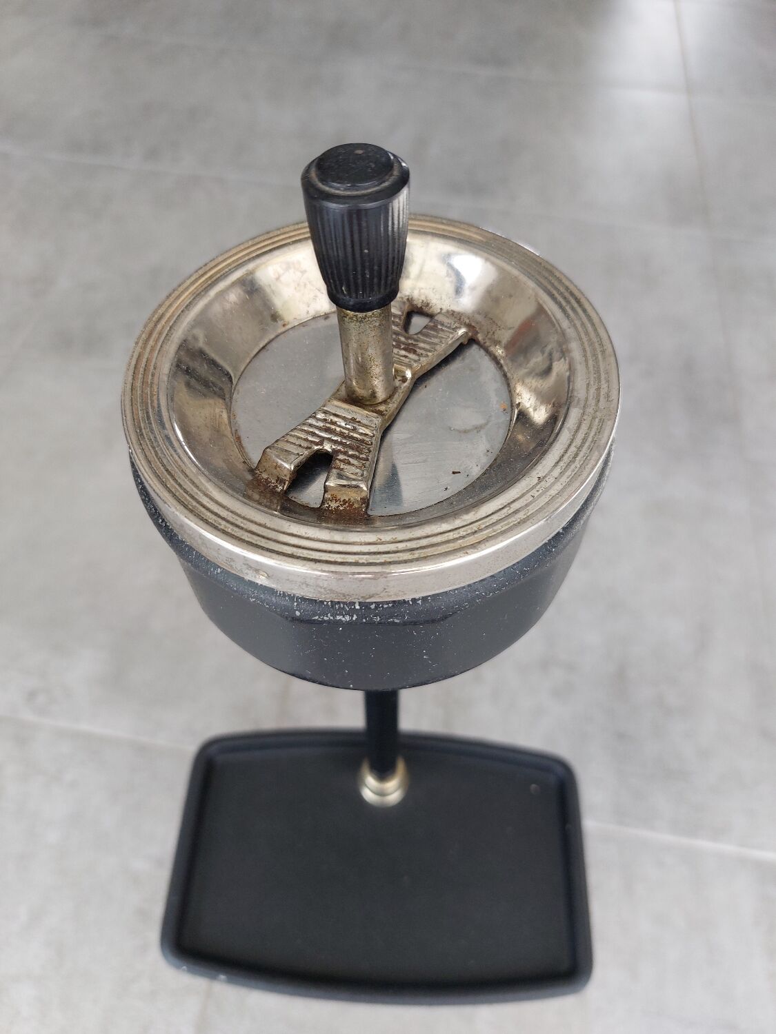 Vintage standing ashtray