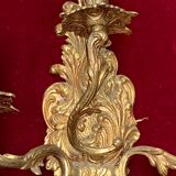 Applique murale en bronze doré