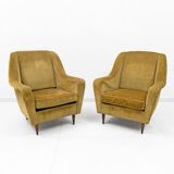 Ico Parisi Mid-Century Modern Italian Armchairs for Ariberto Colombo, 50s