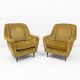 Ico Parisi Mid-Century Modern Italian Armchairs for Ariberto Colombo, 50s