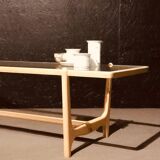 Mid-century beech coffee table