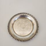 6 coasters engraved in silver metal