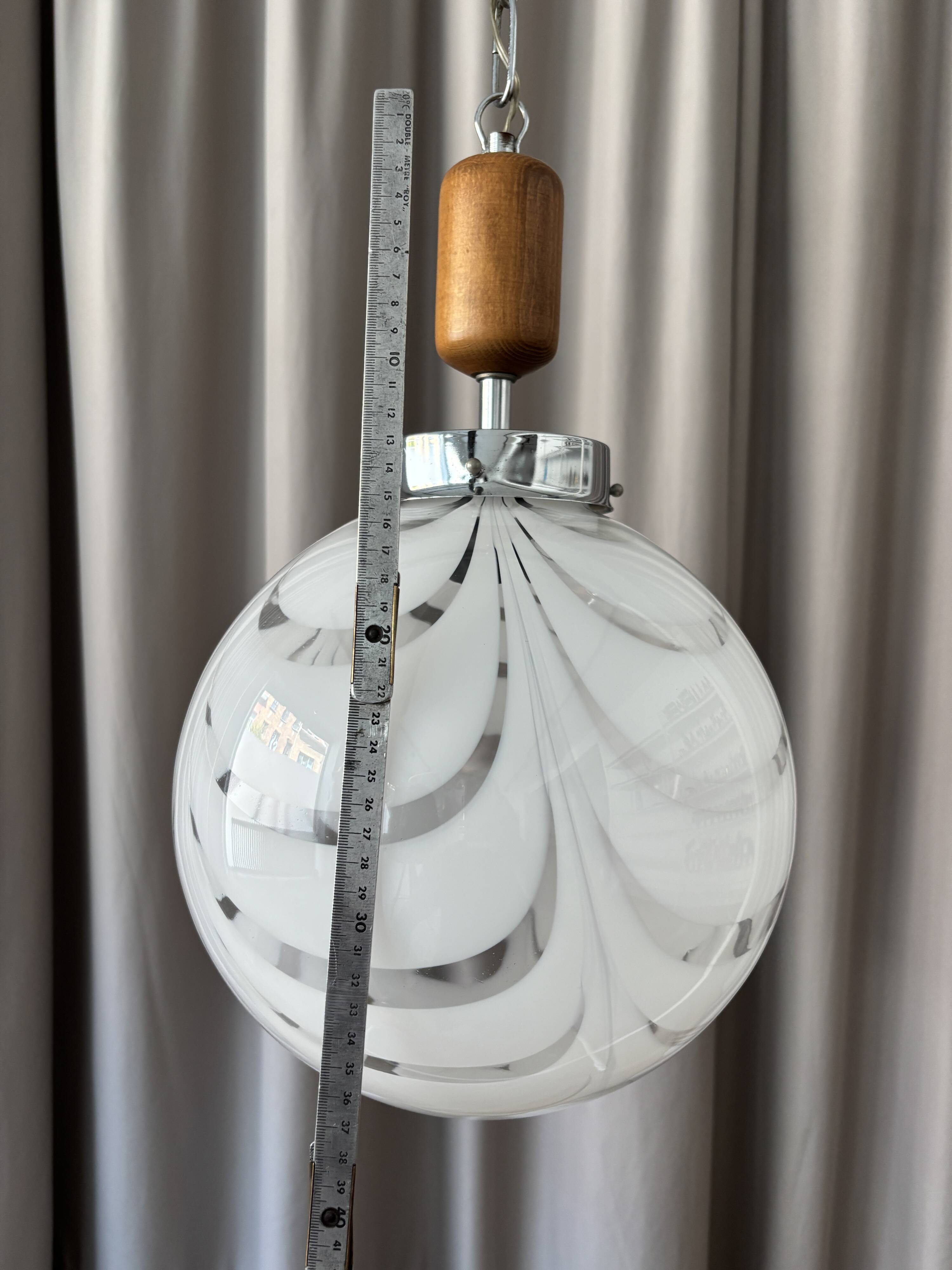 Vintage Murano glass pendant lamp – 1970s