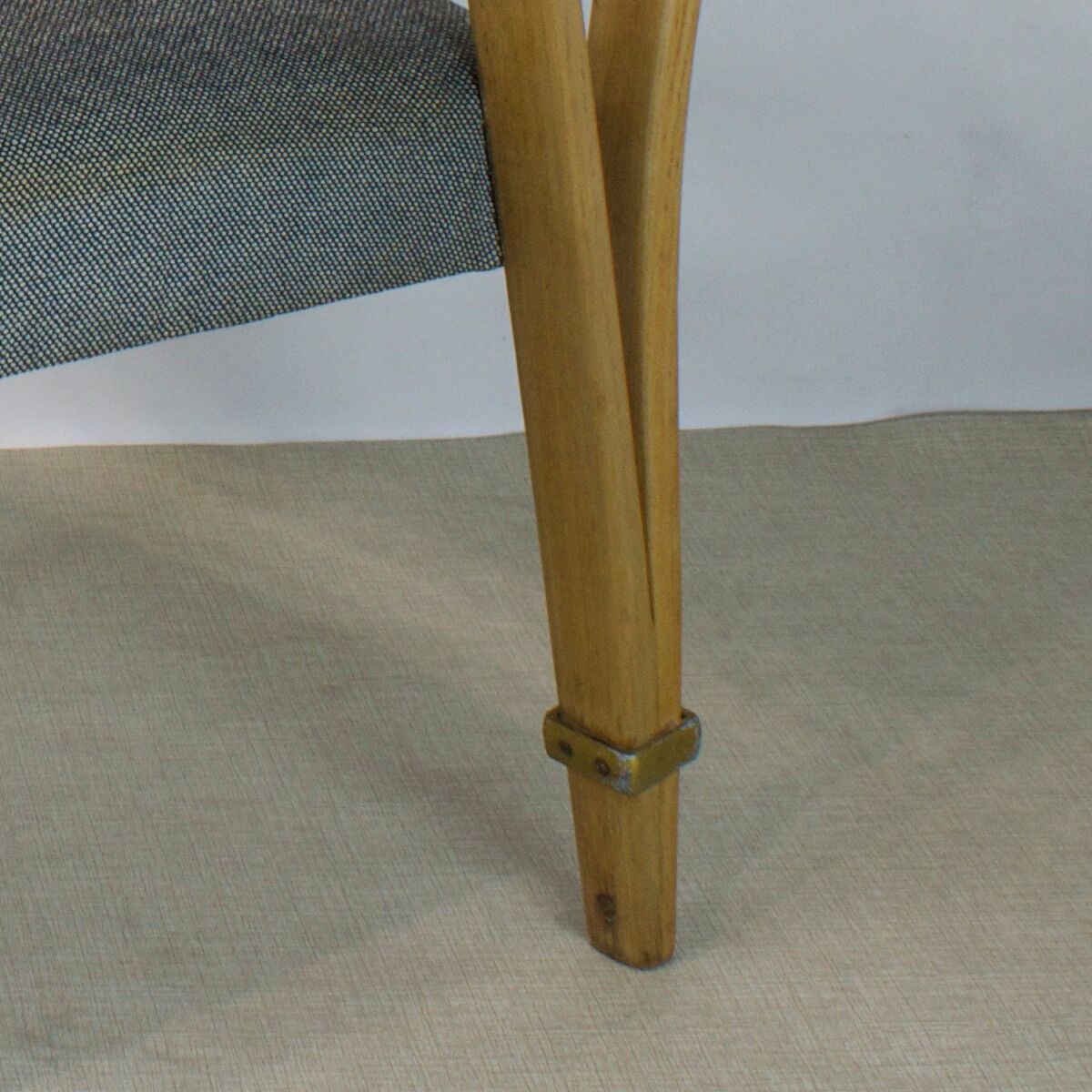 Bridge Bow Wood armchair for Steiner, 1950