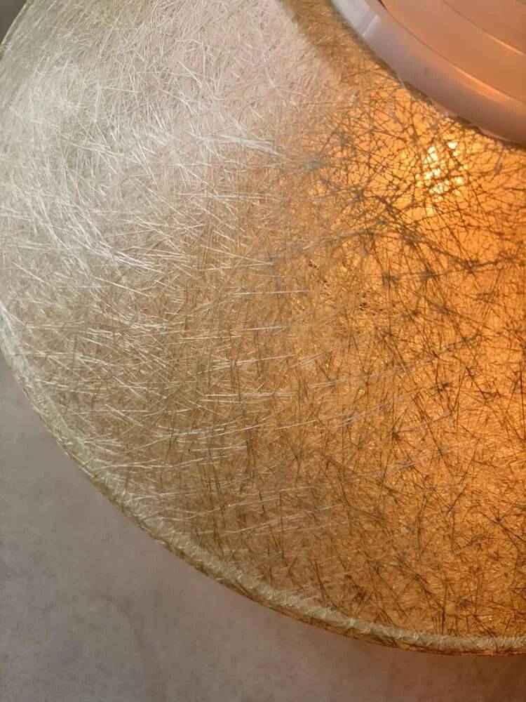 Louis Kalff ceiling light Philips from the 1950s in fibreglass.