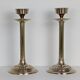 Pair of brass candlesticks