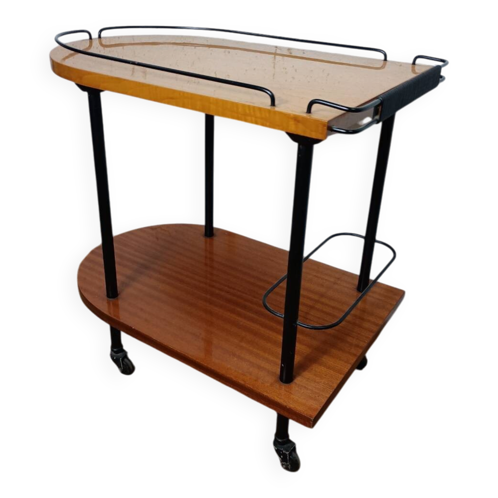1950s/60s rolling dessert trolley