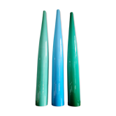 Trio de suspensions XXL en verre de Murano, Alessandro Pianon, Vistosi