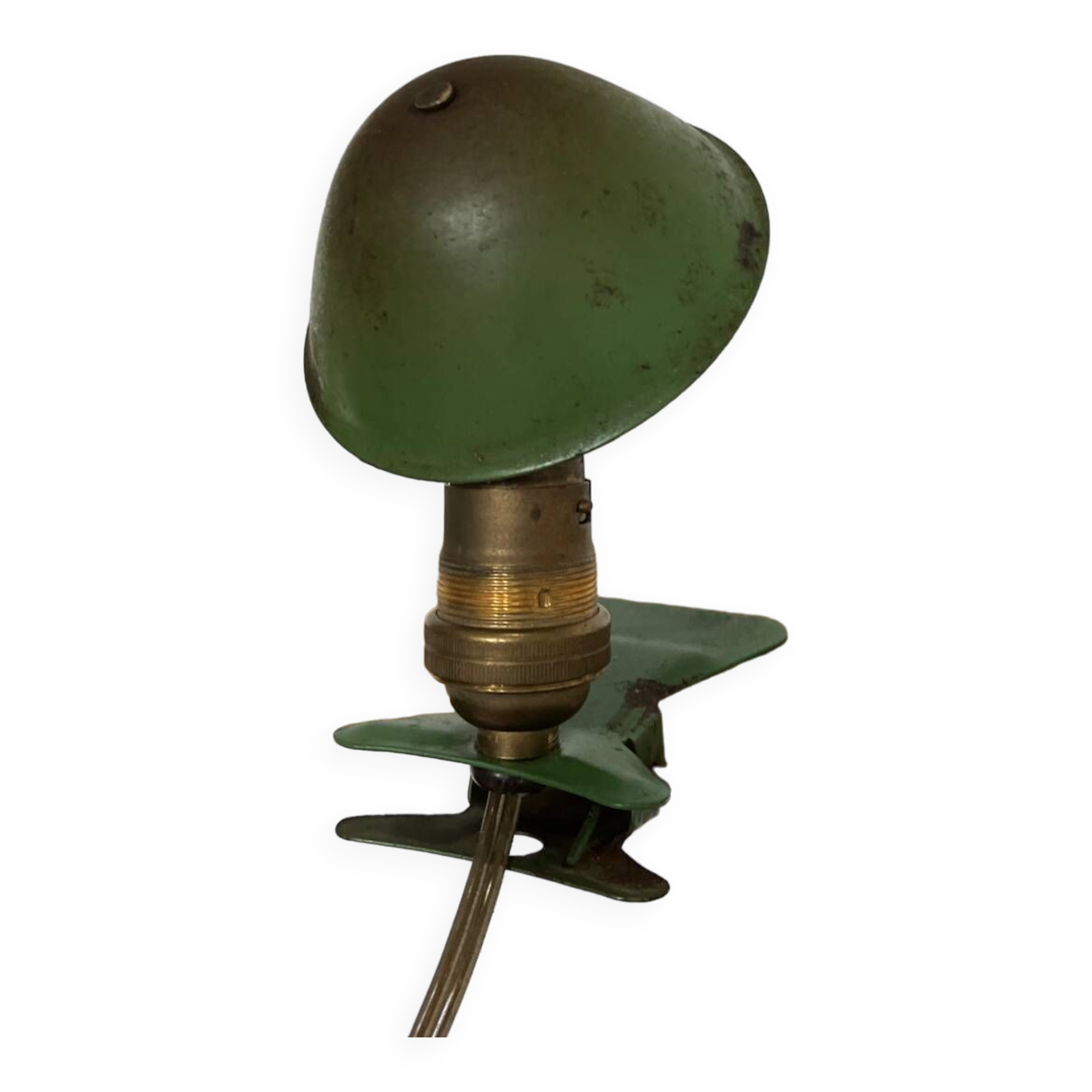 Clip-on mushroom lamp