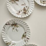 Haviland service plates, dishes on pedestals and soup tureen