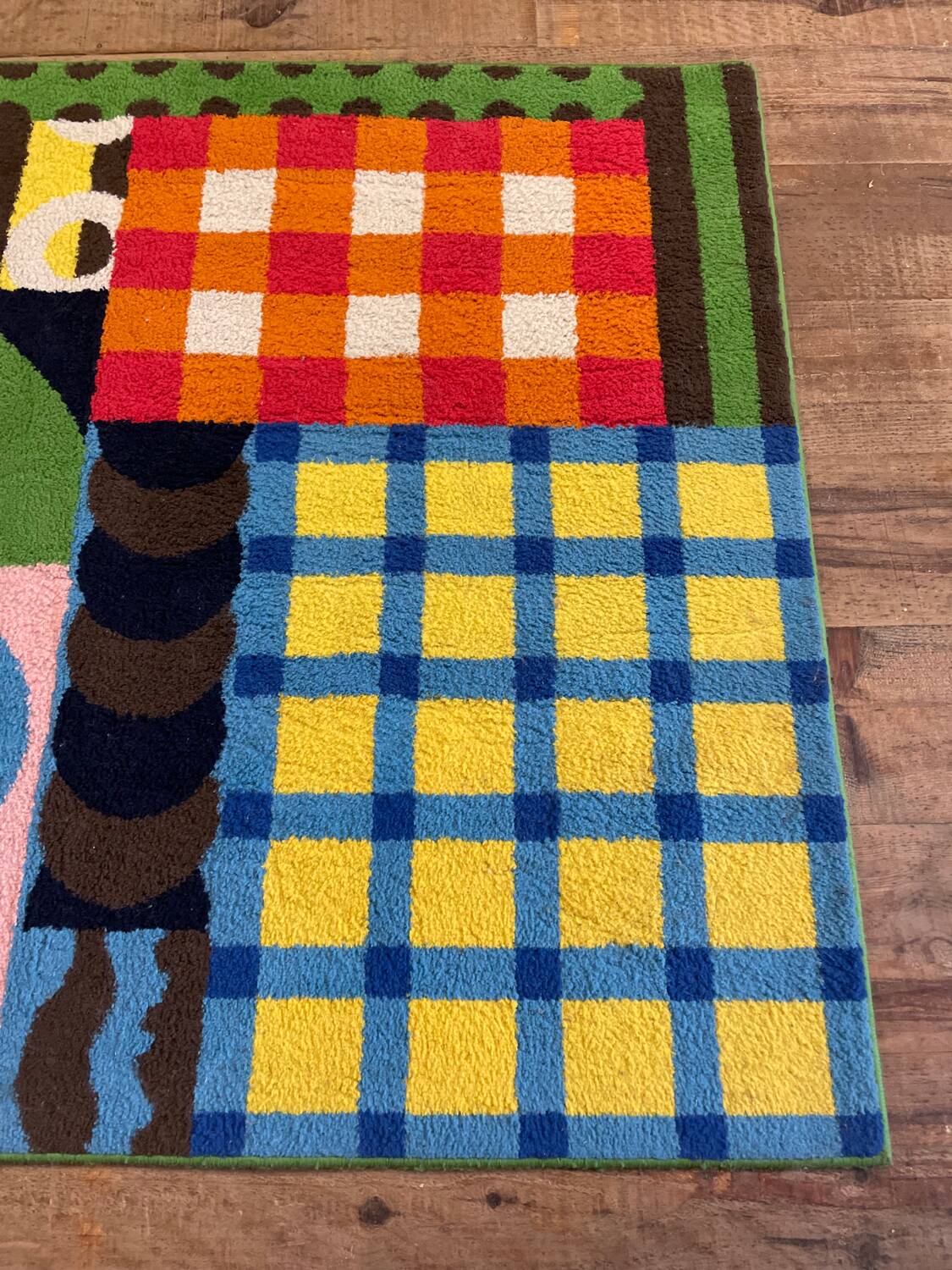 Modernist wool rug