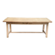 Renovated 19th century farmhouse dining table with drawer 200cm