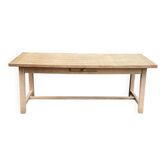 Renovated 19th century farmhouse dining table with drawer 200cm