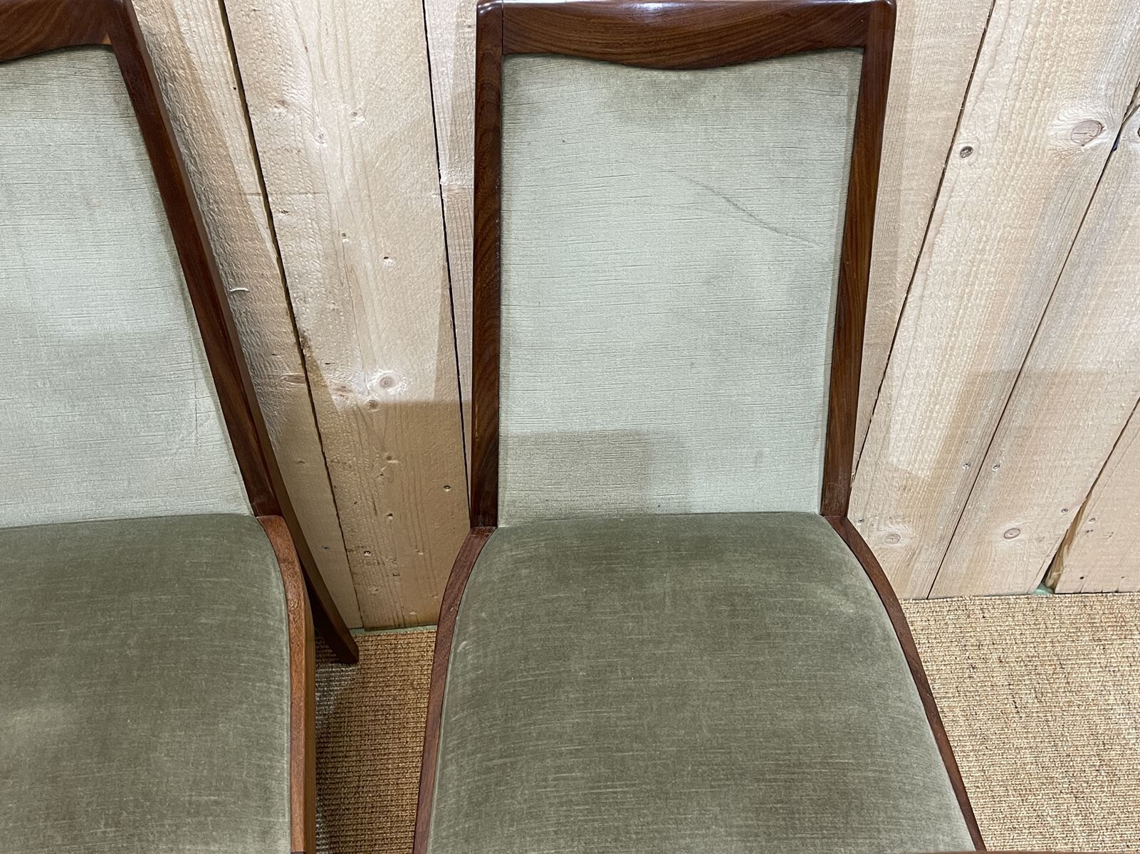 Suite of 6 teak chairs from the brand G-Plan